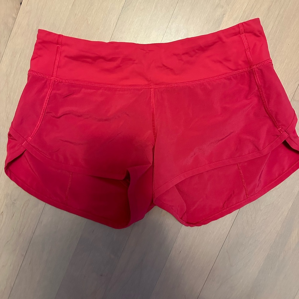 Lululemon pink shorts size 4
